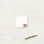 Valentijnsdag Shih Tzu Dogs Post-it® Notes (Op bureau)