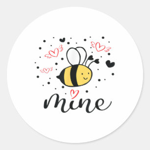 Valentijnsdag Shirt Valentijn Ronde Sticker