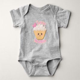 Valentijnsdag Shirten voor Baby | Love Muffin Romper