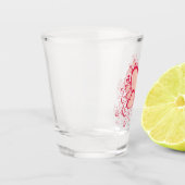 Valentijnsdag Shot Glass Glas (Links)