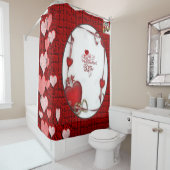 Valentijnsdag Shower Curtain Douchegordijn (In situ)