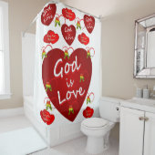 Valentijnsdag Shower Curtain Douchegordijn (In situ)