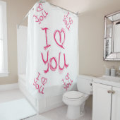 Valentijnsdag Shower Curtain Douchegordijn (In situ)