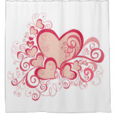 Valentijnsdag Shower Curtain Douchegordijn (Voorkant)
