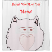 Valentijnsdag Shower Curtain Douchegordijn (Voorkant)