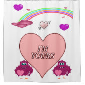 Valentijnsdag Shower Curtain Douchegordijn (Voorkant)
