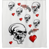 Valentijnsdag Shower Curtain Douchegordijn (Voorkant)