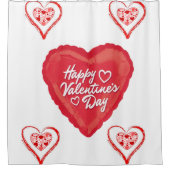 Valentijnsdag Shower Curtain Douchegordijn (Voorkant)