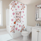Valentijnsdag Shower Curtain Douchegordijn (In situ)