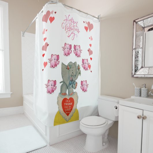 Valentijnsdag Shower-gordijn Douchegordijn (In situ)