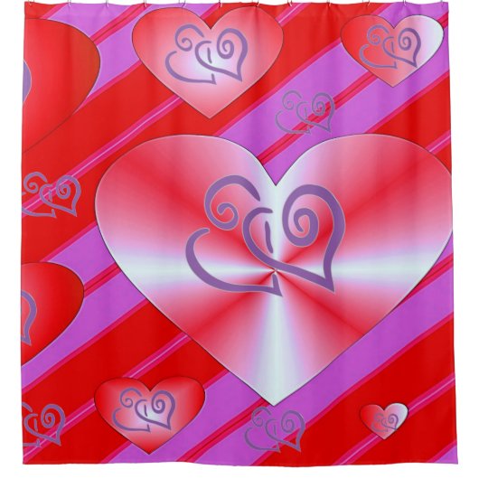 Valentijnsdag Shower-gordijn Douchegordijn (Voorkant)