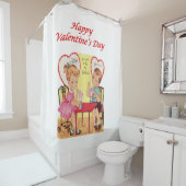 Valentijnsdag Shower-gordijn Douchegordijn (In situ)