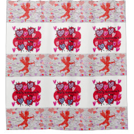 Valentijnsdag Shower-gordijn Douchegordijn