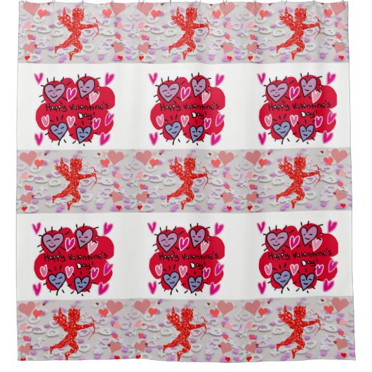 Valentijnsdag Shower-gordijn Douchegordijn (Voorkant)