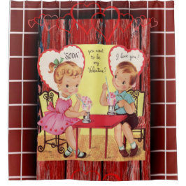 Valentijnsdag Shower-gordijn Douchegordijn