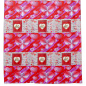 Valentijnsdag Shower-gordijn Douchegordijn (Voorkant)