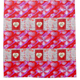 Valentijnsdag Shower-gordijn Douchegordijn