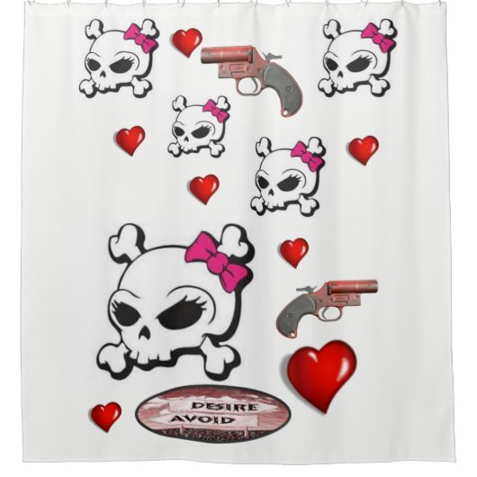 Valentijnsdag Shower-gordijn Douchegordijn (Voorkant)