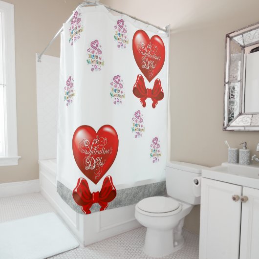 Valentijnsdag Shower-gordijn Douchegordijn (In situ)