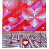 Valentijnsdag Shower-gordijn Douchegordijn (Voorkant)