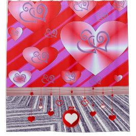 Valentijnsdag Shower-gordijn Douchegordijn