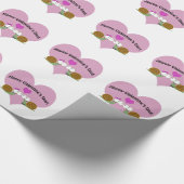 Valentijnsdag slakken cadeaupapier (Hoek)