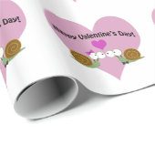Valentijnsdag slakken cadeaupapier (Rol Hoek)