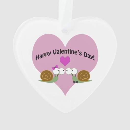 Valentijnsdag slakken ornament (achterkant)