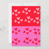 Valentijnsdag, slechts één kaart voor mij (Achterkant)