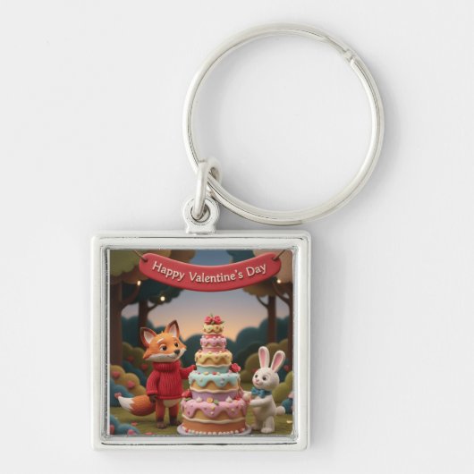 Valentijnsdag Sleutelhanger (Voorkant)