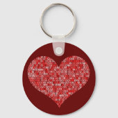Valentijnsdag Sleutelhanger (Voorkant)