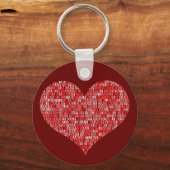 Valentijnsdag Sleutelhanger (Voorkant)