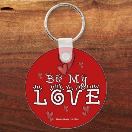 Valentijnsdag Sleutelhanger (1b) (Voorkant)