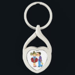 Valentijnsdag Sleutelhanger Gift Romantic Couple K<br><div class="desc">Cute Romantic Couple - Love - Valentijnsdag Kiss Boy and Girl - Fun Painting - Choose / Add Your Unique Text / Name / Color - Make Your Special Gift - Resize and move or remove / add Elements - afbeelding / text with Customization Tool. Het schilderen en het Ontwerp...</div>