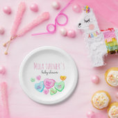 Valentijnsdag Snoep baby shower bord (Feest)