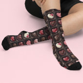 Valentijnsdag Snoep Chocolates Sokken