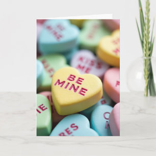 Valentijnsdag Snoep Hart Liefdeskaart Kaart