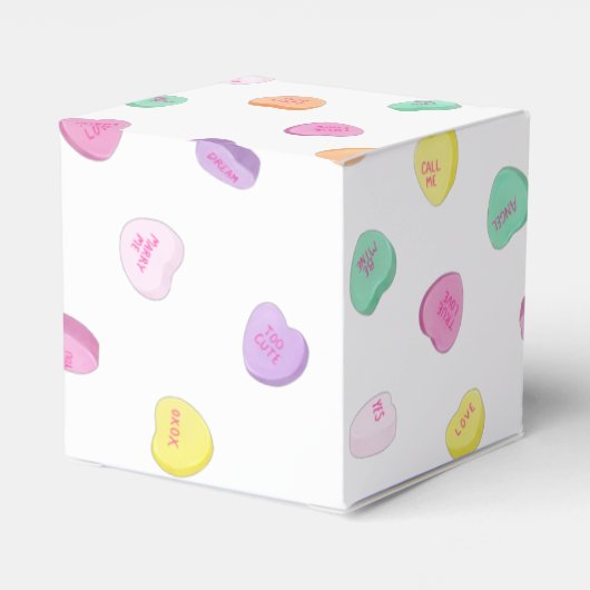 Valentijnsdag Snoep Hart Patroon Bedankdoosjes (Achterkant)