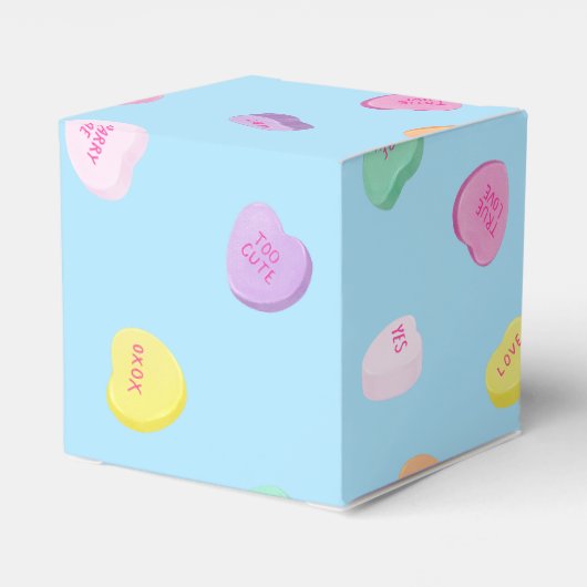 Valentijnsdag Snoep Hart Patroon Bedankdoosjes (Achterkant)