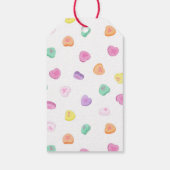 Valentijnsdag Snoep Hart Patroon Cadeaulabel (Achterkant)