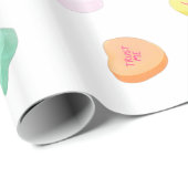 Valentijnsdag Snoep Hart Patroon Cadeaupapier (Rol Hoek)