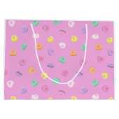 Valentijnsdag Snoep Hart Patroon Groot Cadeauzakje (Achterkant)