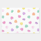 Valentijnsdag Snoep Hart Patroon Inpakpapier Vel (Voorkant)