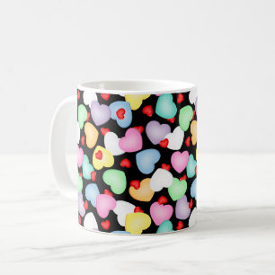 Valentijnsdag Snoep Hart Patroon Koffiemok