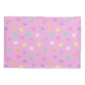 Valentijnsdag Snoep Hart Patroon Kussensloop (Achterkant)