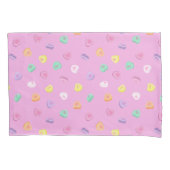 Valentijnsdag Snoep Hart Patroon Kussensloop (Voorkant)