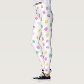 Valentijnsdag Snoep Hart Patroon Leggings (Links)