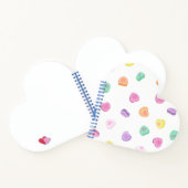 Valentijnsdag Snoep Hart Patroon Notitieboek (Binnen)