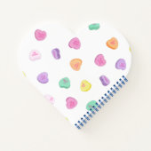 Valentijnsdag Snoep Hart Patroon Notitieboek (Achterkant)