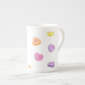 Valentijnsdag Snoep Hart Patroon Porselein Kop (Voorkant rechts)